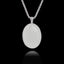 Sterling Silver Oval Pendant