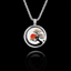 Zen Bonsai Tree Silver Pendant - Japanese Art Necklace
