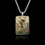 Saint George Silver Icon Pendant - Orthodox Christian Necklace