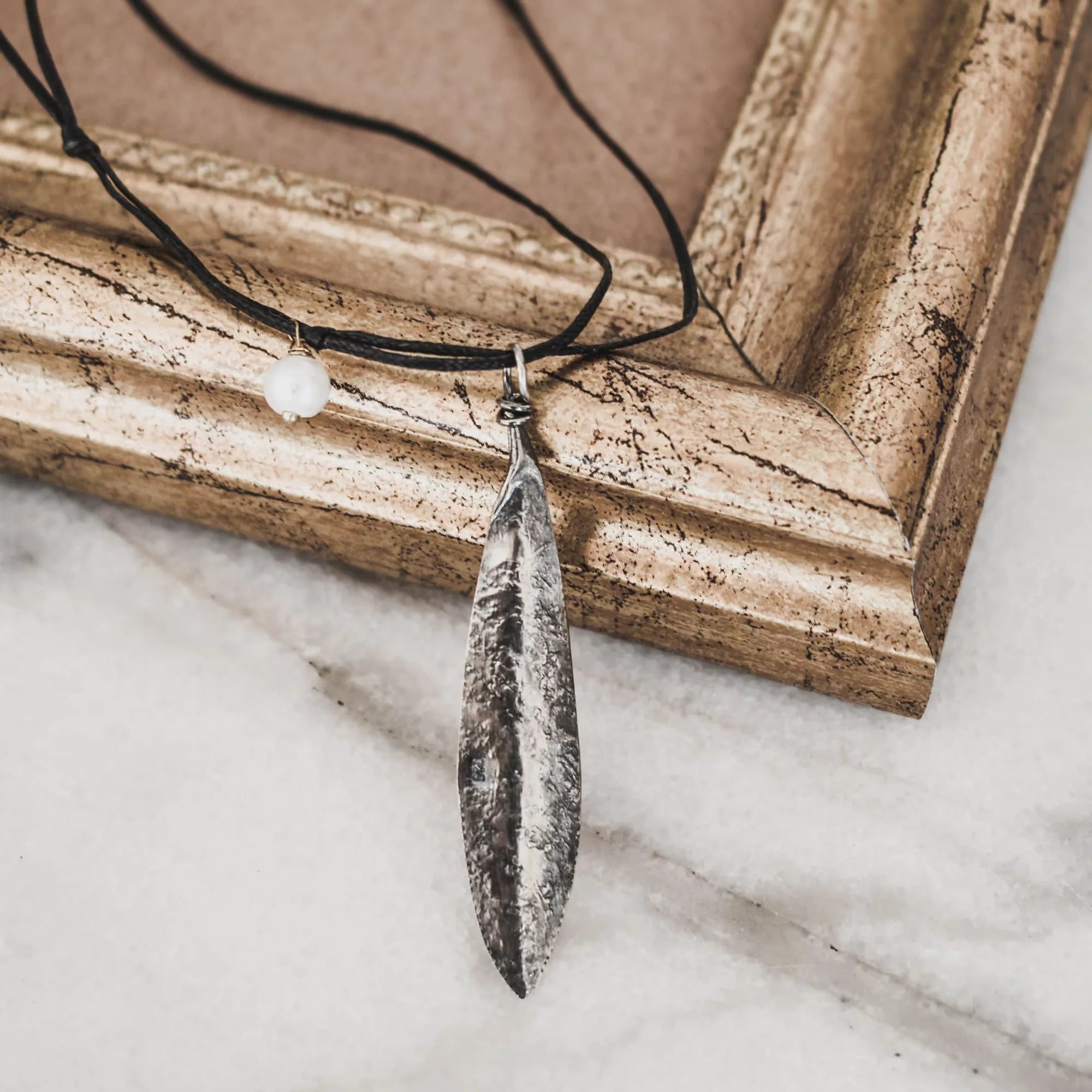 Olive Leaf Pendant – 925 Sterling Silver Secondary image