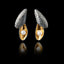 Oyster Shell Pearl Stud Earrings - 925 Silver