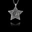 Alexander the Great Star Silver Pendant - Ancient Greek Coin Art Necklace