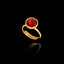 Gold Ring with Ruby Gemstone