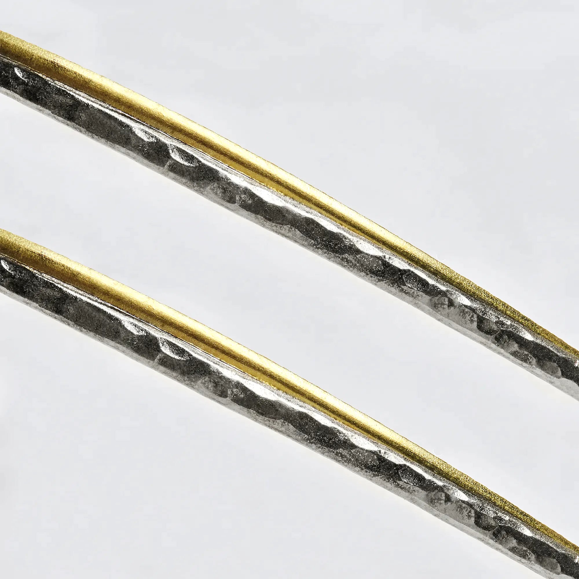 Greek Orthodox Two-Tone Wedding Crowns (Hammered Stefana)