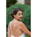 Sterling Silver Intertwined Wedding Crowns | Twisted Ribbon & Wire