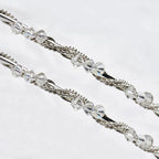 Sterling Silver Stefana with Double Twisted Wire & Swarovski Crystals