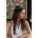 Sterling Silver Stefana with Double Twisted Wire & Swarovski Crystals