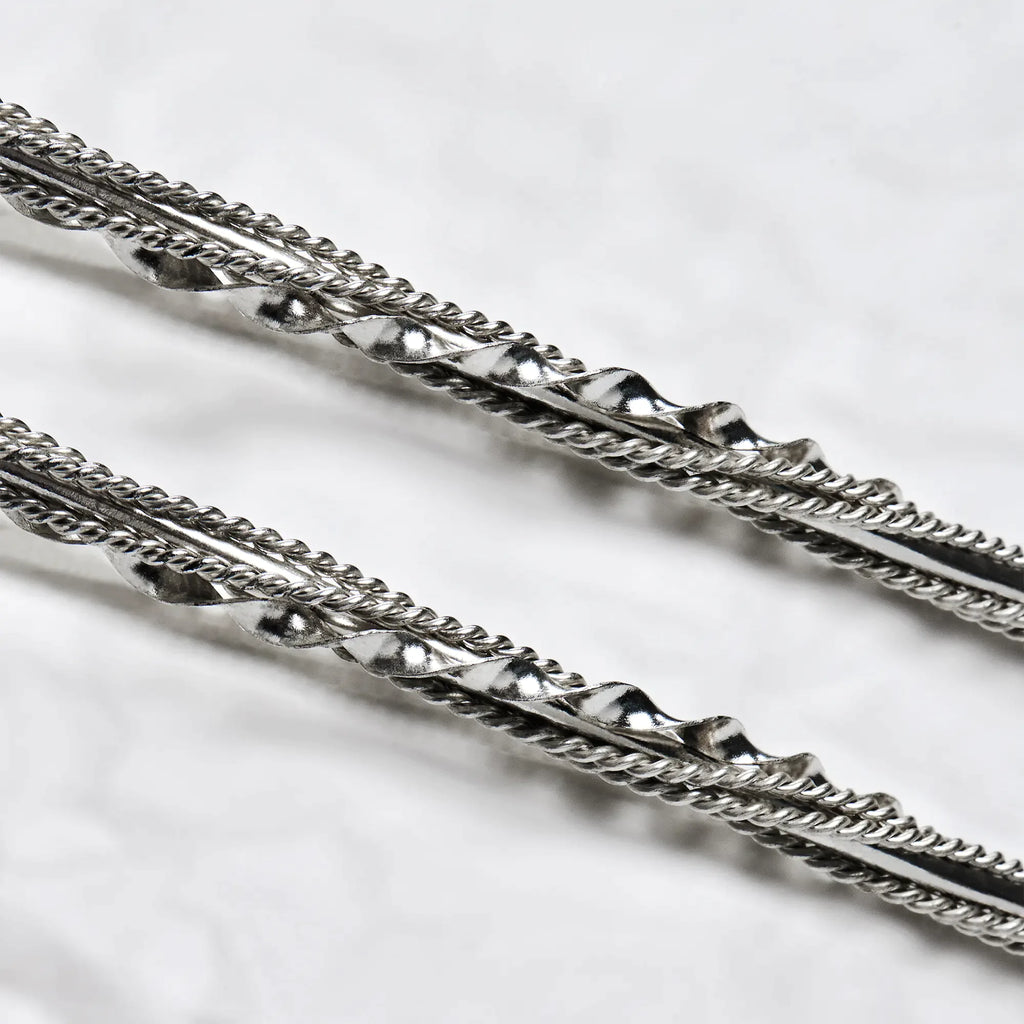 Greek Orthodox Wedding Crowns (Stefana), Twisted Plate & Wire