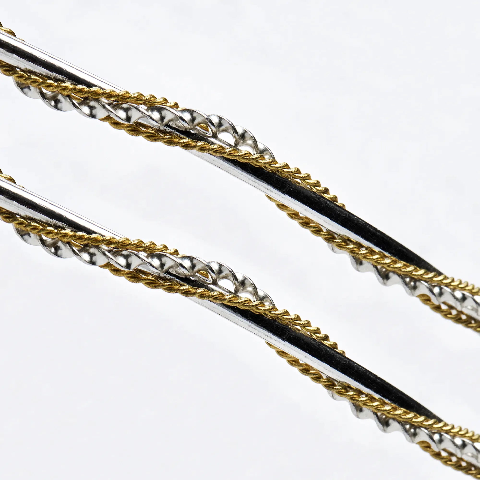 Greek Orthodox Wedding Crowns (Stefana), Tri-Component Twisted Silver