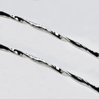 Greek Orthodox Wedding Crowns (Stefana), Plain Twisted Silver