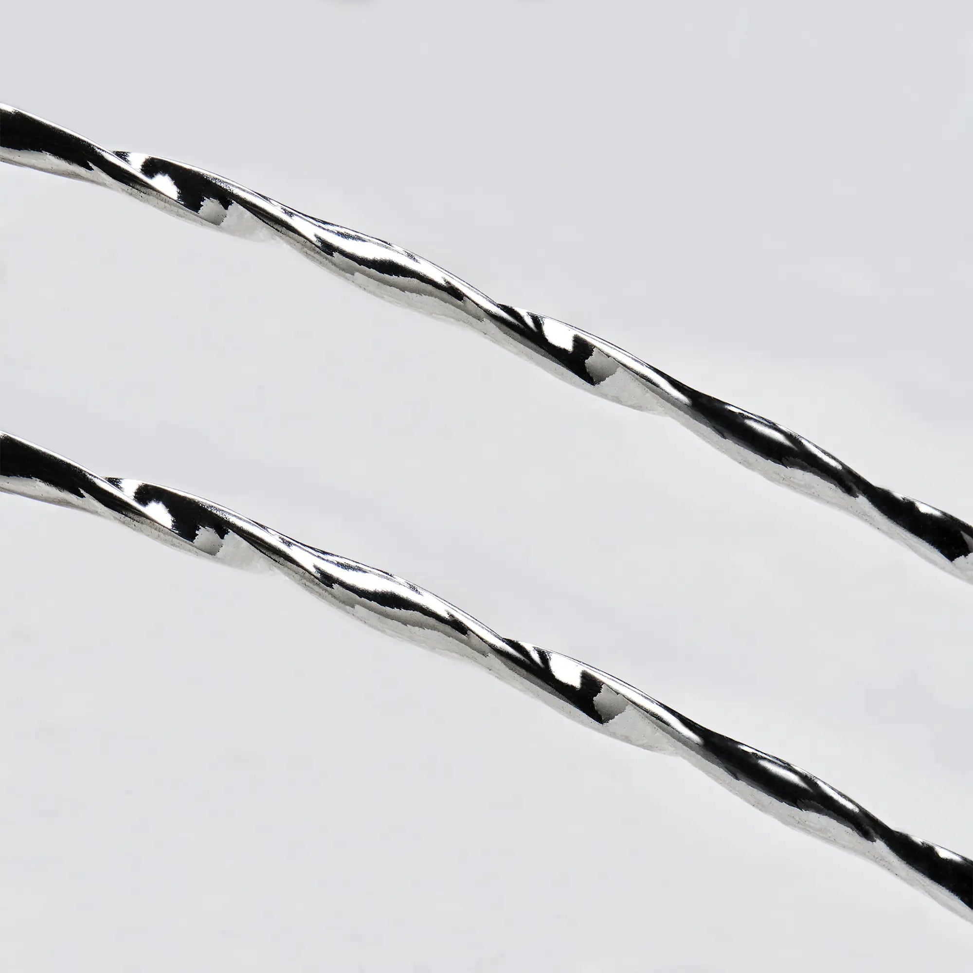 Greek Orthodox Wedding Crowns (Stefana), Plain Twisted Silver