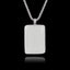 Sterling Silver Rectangular Pendant